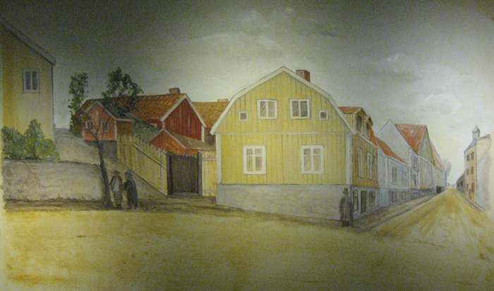 gamla Prinsgatan trappmålning